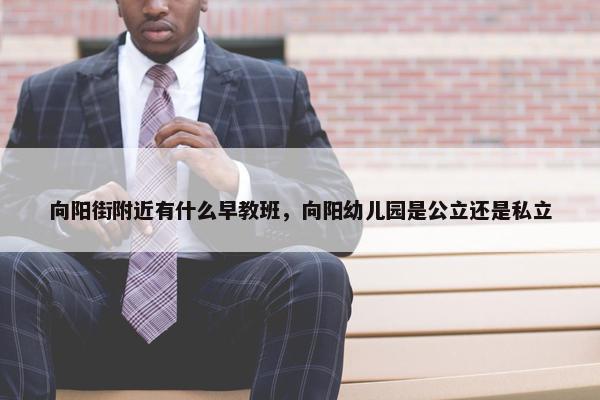 向阳街附近有什么早教班，向阳幼儿园是公立还是私立