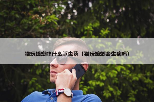 猫玩蟑螂吃什么驱虫药（猫玩蟑螂会生病吗）