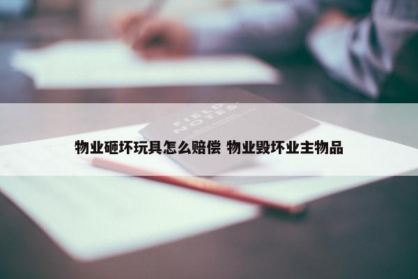 物业砸坏玩具怎么赔偿 物业毁坏业主物品