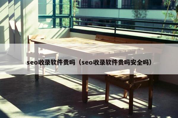 seo收录软件贵吗（seo收录软件贵吗安全吗）