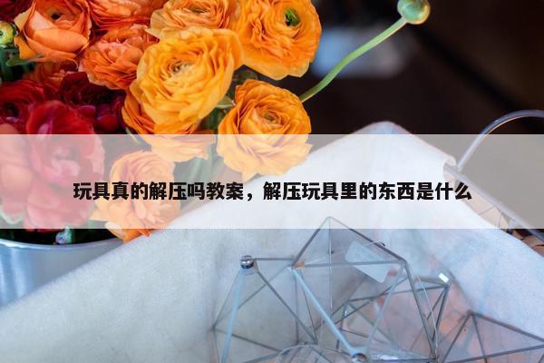 玩具真的解压吗教案，解压玩具里的东西是什么