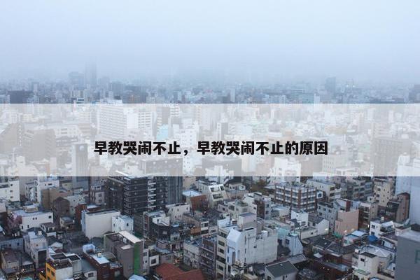 早教哭闹不止，早教哭闹不止的原因