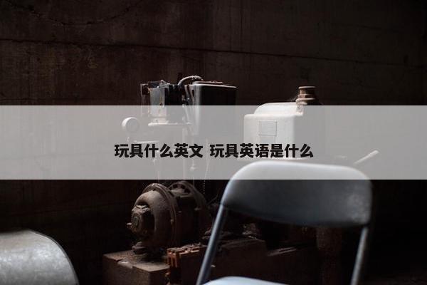 玩具什么英文 玩具英语是什么