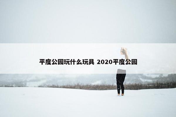 平度公园玩什么玩具 2020平度公园