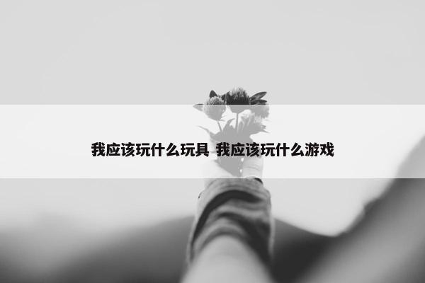 我应该玩什么玩具 我应该玩什么游戏