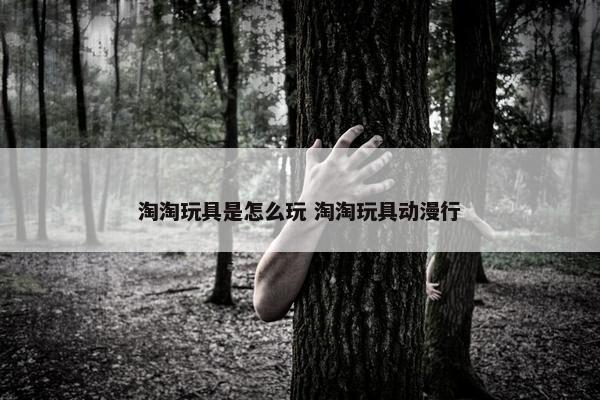 淘淘玩具是怎么玩 淘淘玩具动漫行