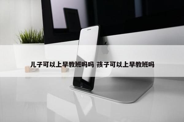 儿子可以上早教班吗吗 孩子可以上早教班吗