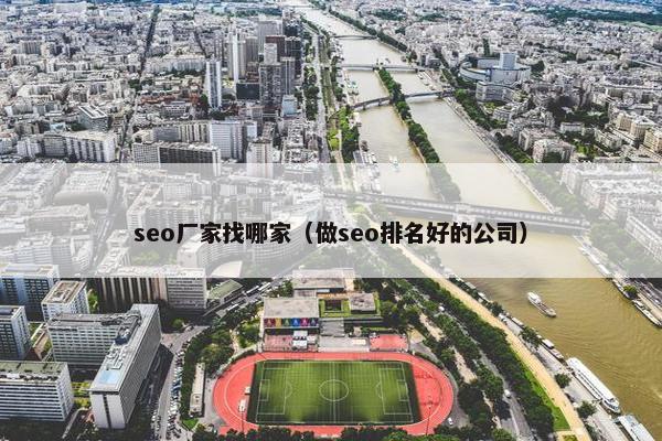 seo厂家找哪家（做seo排名好的公司）