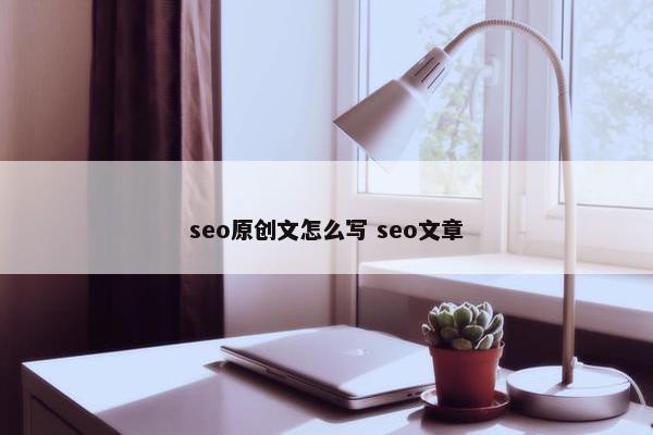 seo原创文怎么写 seo文章