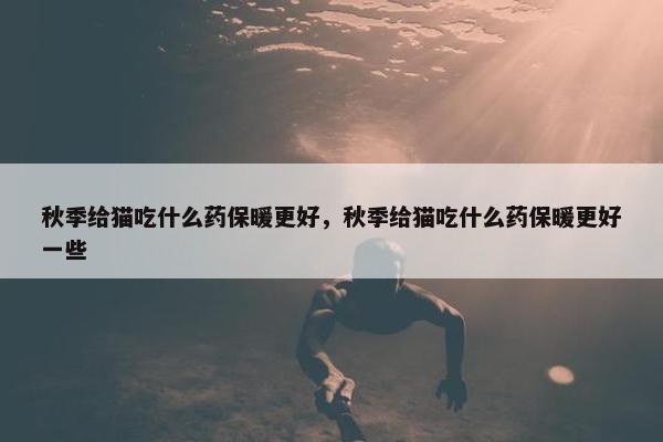 秋季给猫吃什么药保暖更好，秋季给猫吃什么药保暖更好一些