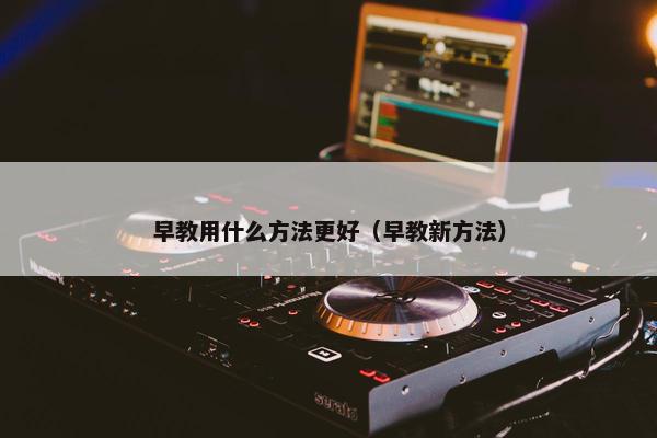 早教用什么方法更好（早教新方法）