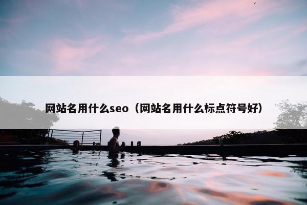 网站名用什么seo（网站名用什么标点符号好）