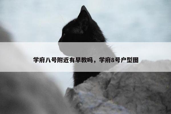 学府八号附近有早教吗，学府8号户型图