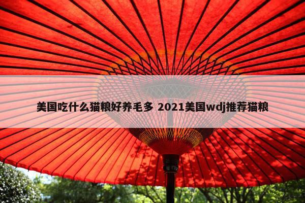 美国吃什么猫粮好养毛多 2021美国wdj推荐猫粮