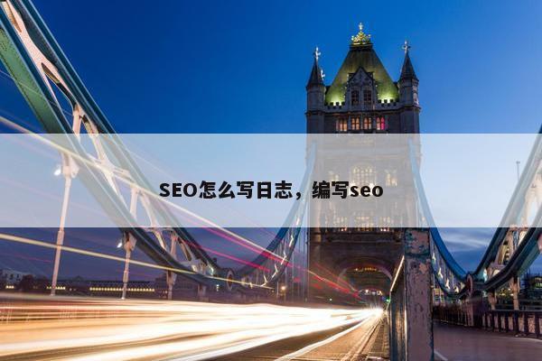 SEO怎么写日志，编写seo