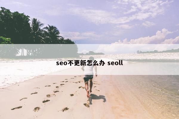 seo不更新怎么办 seoll