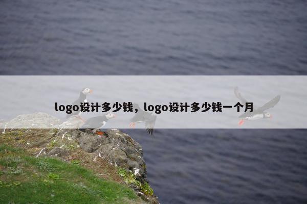 logo设计多少钱，logo设计多少钱一个月