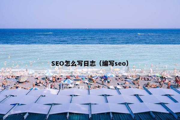 SEO怎么写日志（编写seo）