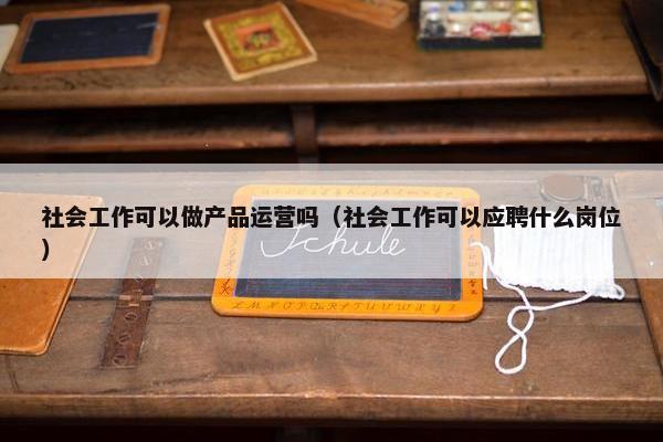 社会工作可以做产品运营吗（社会工作可以应聘什么岗位）