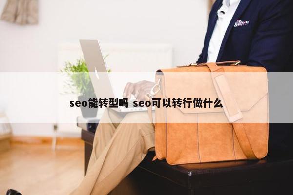 seo能转型吗 seo可以转行做什么