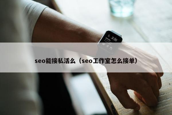 seo能接私活么（seo工作室怎么接单）