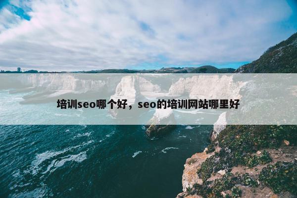 培训seo哪个好，seo的培训网站哪里好