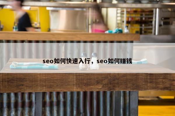 seo如何快速入行，seo如何赚钱