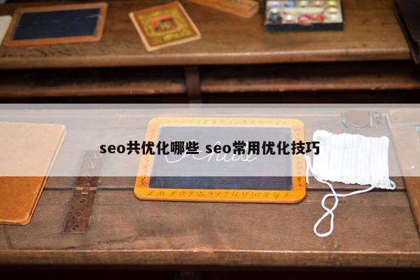 seo共优化哪些 seo常用优化技巧