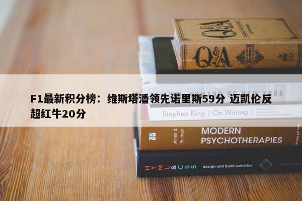 F1最新积分榜：维斯塔潘领先诺里斯59分 迈凯伦反超红牛20分