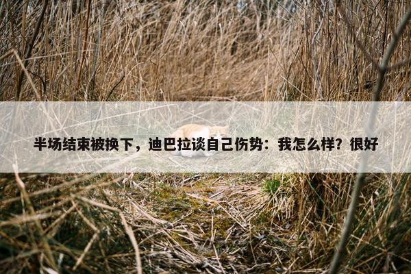 半场结束被换下，迪巴拉谈自己伤势：我怎么样？很好