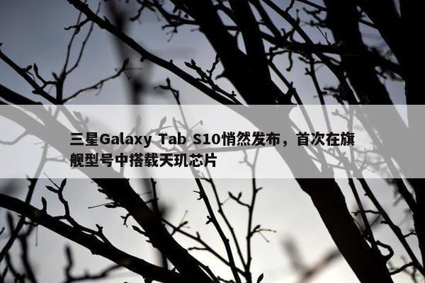 三星Galaxy Tab S10悄然发布，首次在旗舰型号中搭载天玑芯片