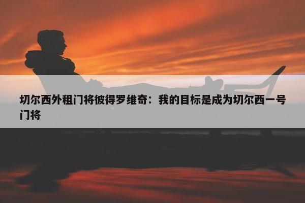 切尔西外租门将彼得罗维奇：我的目标是成为切尔西一号门将