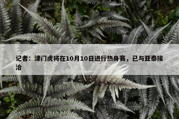 记者：津门虎将在10月10日进行热身赛，已与亚泰接洽