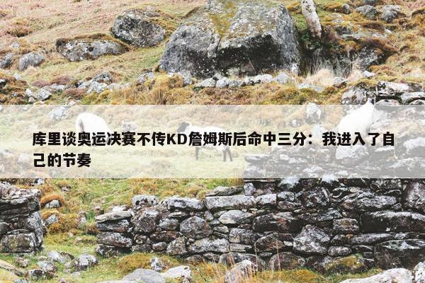 库里谈奥运决赛不传KD詹姆斯后命中三分：我进入了自己的节奏