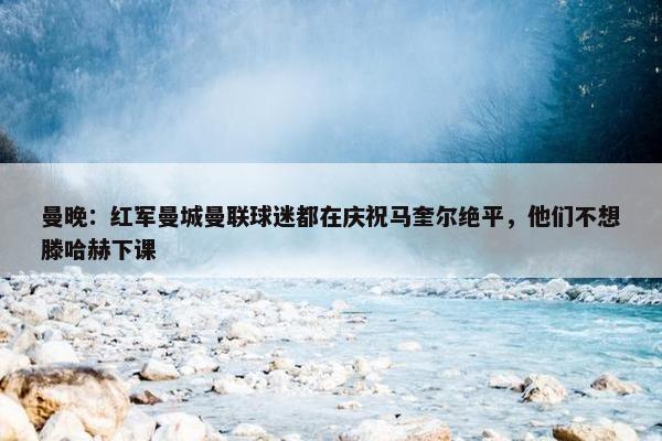 曼晚：红军曼城曼联球迷都在庆祝马奎尔绝平，他们不想滕哈赫下课