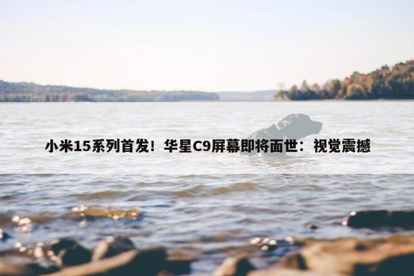 小米15系列首发！华星C9屏幕即将面世：视觉震撼