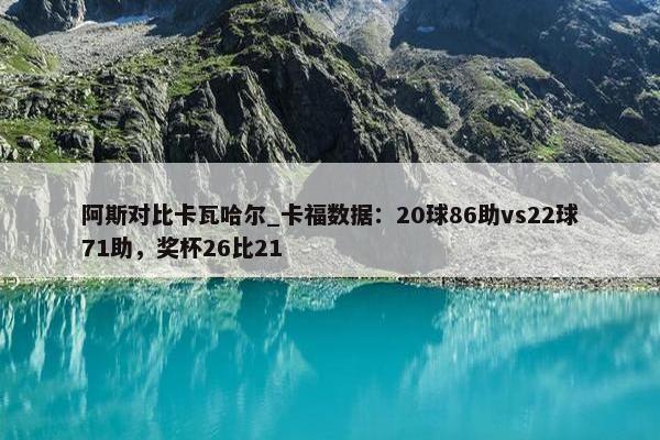 阿斯对比卡瓦哈尔_卡福数据：20球86助vs22球71助，奖杯26比21