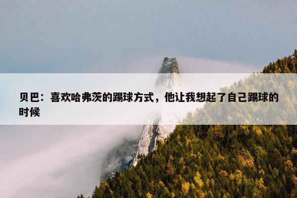 贝巴：喜欢哈弗茨的踢球方式，他让我想起了自己踢球的时候