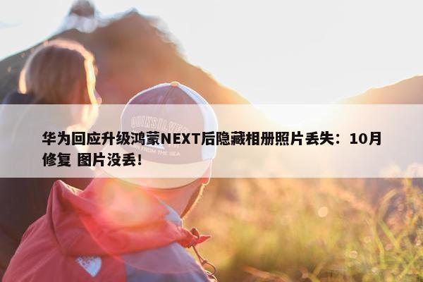 华为回应升级鸿蒙NEXT后隐藏相册照片丢失：10月修复 图片没丢！