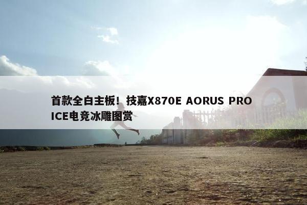 首款全白主板！技嘉X870E AORUS PRO ICE电竞冰雕图赏