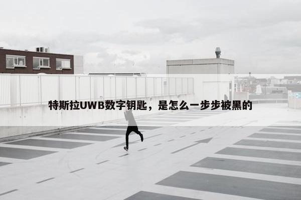 特斯拉UWB数字钥匙，是怎么一步步被黑的