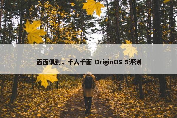 面面俱到，千人千面 OriginOS 5评测