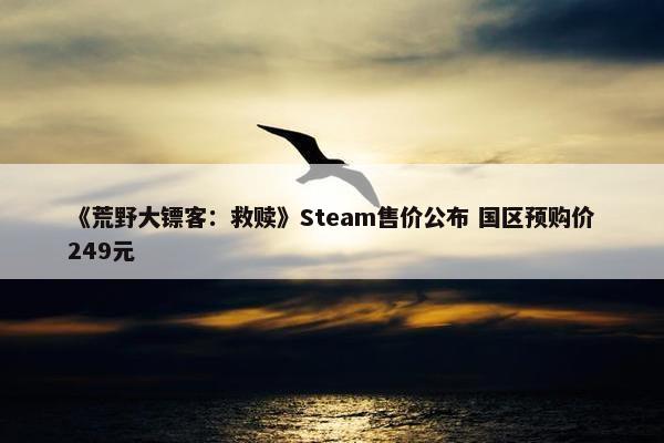 《荒野大镖客：救赎》Steam售价公布 国区预购价249元