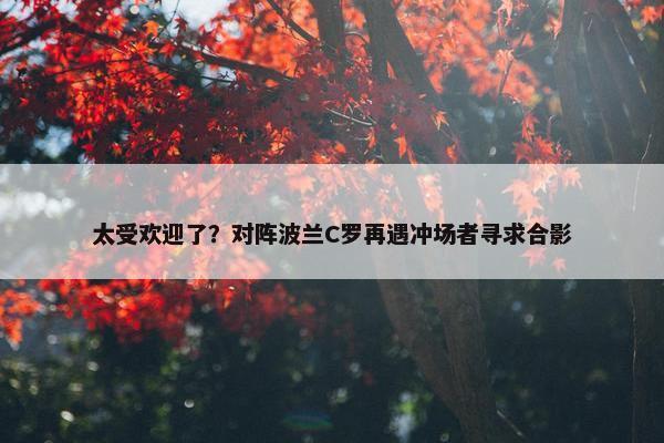 太受欢迎了？对阵波兰C罗再遇冲场者寻求合影