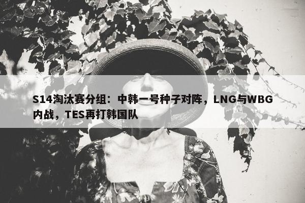 S14淘汰赛分组：中韩一号种子对阵，LNG与WBG内战，TES再打韩国队