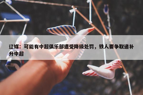 辽媒：可能有中超俱乐部遭受降级处罚，铁人要争取递补升中超