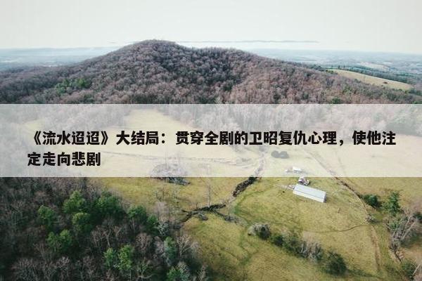 《流水迢迢》大结局：贯穿全剧的卫昭复仇心理，使他注定走向悲剧