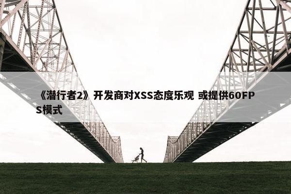 《潜行者2》开发商对XSS态度乐观 或提供60FPS模式