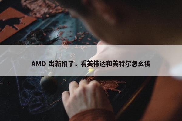 AMD 出新招了，看英伟达和英特尔怎么接