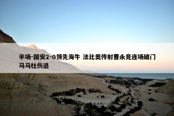 半场-国安2-0领先海牛 法比奥传射曹永竞连场破门马马杜伤退